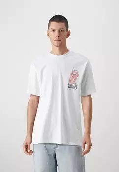 Футболка с принтом ONSROLLINGSTONES TEE UNISEX Only & Sons, белый