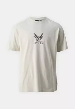 Футболка с принтом Onssmart Tee Only, бежевый