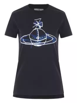 Футболка с принтом Orb Vivienne Westwood, черный