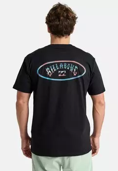 Футболка с принтом ORBIT - SHORT-SLEEVE SCREEN Billabong, черный