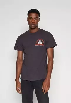 Футболка с принтом ORGANIZED CHAOS UNISEX Obey Clothing, цвет pigment vintage black