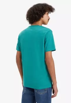 Футболка с принтом ORIGINAL TEE Levi's, бирюзовый