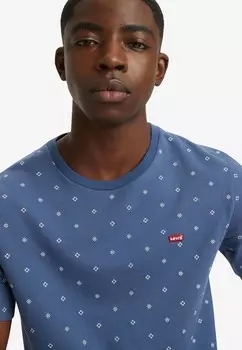 Футболка с принтом ORIGINAL TEE Levi's®, темно-синий