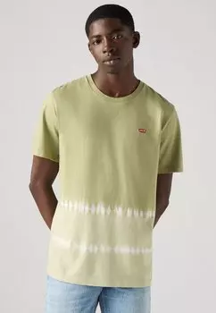 Футболка с принтом ORIGINAL TEE Levi's, оливковый