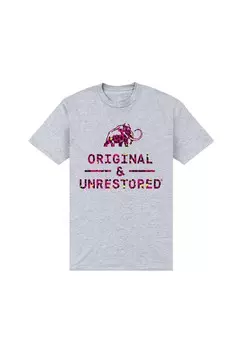 Футболка с принтом ORIGINAL & UNRESTORED ANIMAL Henry Tiger, цвет Mottled Light Grey