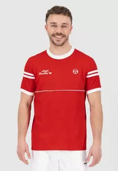 Футболка с принтом ORION DAVIS Sergio Tacchini, красный