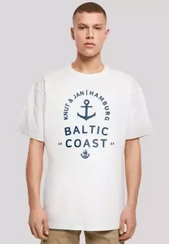 Футболка с принтом OSTSEE LOGO KNUT JAN HAMBURG F4NT4STIC, белый