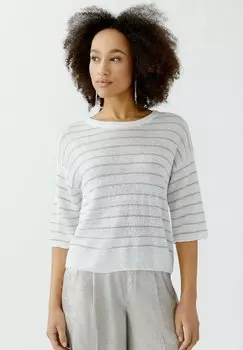 Футболка с принтом Oui, белый