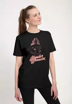 Футболка с принтом OUTLINE Henry Tiger, черный