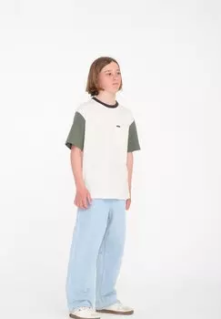 Футболка с принтом OVERGROWN SS Volcom, цвет fir green