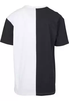 Футболка с принтом Oversize Harlequin Tee Urban Classics, чёрная/белая