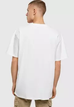 Футболка с принтом OVERSIZED Merchcode, белый