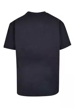 Футболка с принтом OVERSIZED Merchcode, синий
