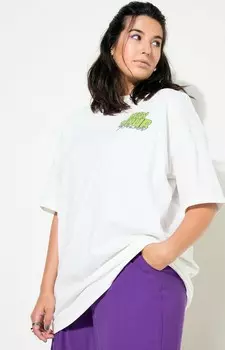 Футболка с принтом OVERSIZED Studio Untold, белый