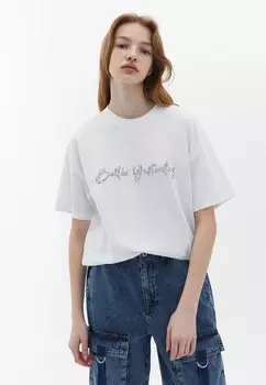 Футболка с принтом OXXO, белый