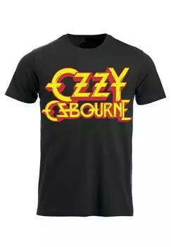 Футболка с принтом OZZY LOGO rockshirts, цвет black