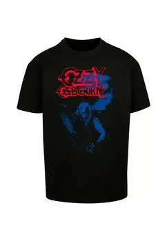 Футболка с принтом OZZY OSBOURNE BARK AT THE MOON HEAVY TEE Merchcode, черный