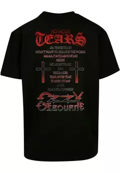Футболка с принтом OZZY OSBOURNE NO MORE TEARS HEAVY Merchcode, черный