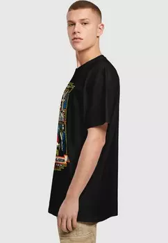 Футболка с принтом OZZY OSBOURNE NO REST FOR THE WICKED HEAVY TEE Merchcode, черный