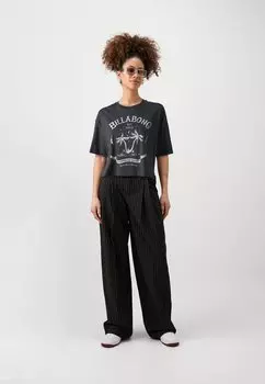 Футболка с принтом Pacific Time Billabong, черный