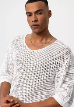 Футболка с принтом Pago -Transparent Antioch, белая