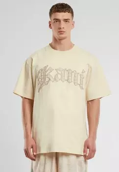 Футболка с принтом PAISLEY LETTER Karl Kani, бежевый