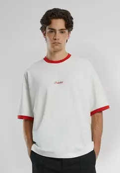 Футболка с принтом PALERMO PROHIBITED, белый