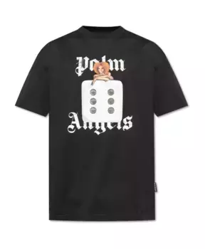 Футболка с принтом Palm Angels, черный
