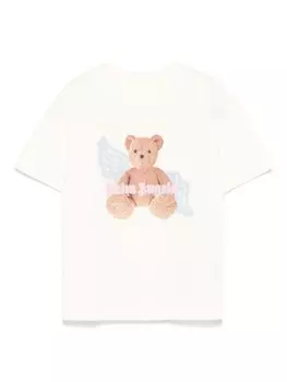 Футболка с принтом Palm Angels Kids, нейтральный цвет