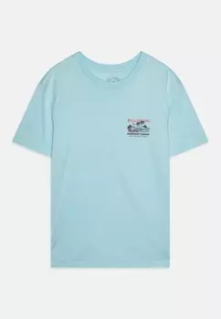 Футболка с принтом PALM SPRINGS UNISEX Billabong, светло-голубой