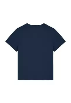 Футболка с принтом PAPAGEI watapparel, темно-синий