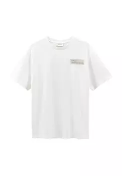 Футболка с принтом PARACHUTE HALO, белый