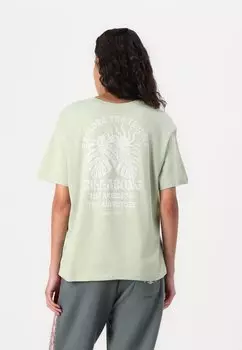 Футболка с принтом PARADISE CALLING TEE Billabong, зеленый