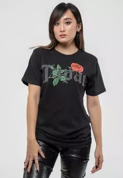 Футболка с принтом Paradiso Clothing, черный