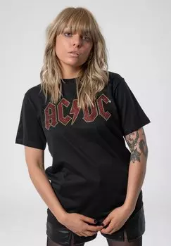 Футболка с принтом Paradiso Clothing, черный