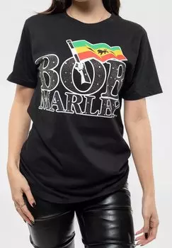 Футболка с принтом Paradiso Clothing, черный