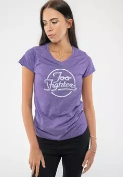 Футболка с принтом Paradiso Clothing, фиолетовый