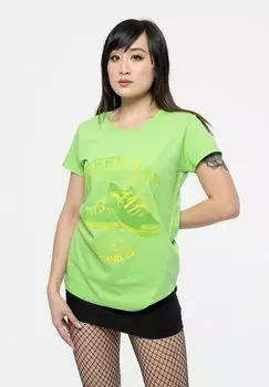 Футболка с принтом Paradiso Clothing, зеленый