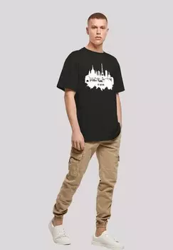 Футболка с принтом PARIS SKYLINE TEE F4NT4STIC, черный
