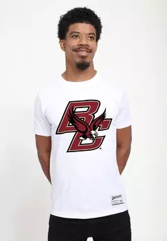 Футболка с принтом PARK FIELDS BOSTON COLLEGE EAGLE Henry Tiger, белый