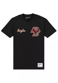 Футболка с принтом PARK FIELDS BOSTON COLLEGE BC EAGLES Henry Tiger, черный