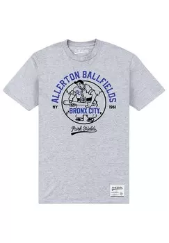 Футболка с принтом PARK FIELDS VINTAGE BRONX Henry Tiger, серый