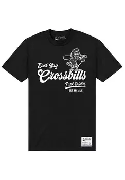 Футболка с принтом PARK FIELDS VINTAGE CROSSBILLS Henry Tiger, черный