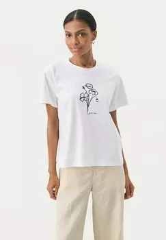 Футболка с принтом Part Two, белый