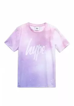 Футболка с принтом Pastel Fade Script Hype, фиолетовый