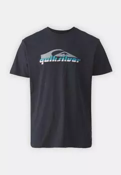 Футболка с принтом Patriot Unisex Quiksilver, темно-синяя