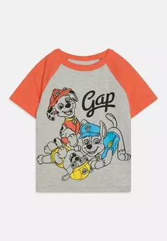 Футболка с принтом PAW PATROL TODDLER BOY GAP, цвет light heather grey