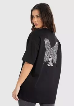 Футболка с принтом PAYTON Smilodox, черный