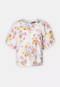 Футболка с принтом PCKARLSON Pieces, белый