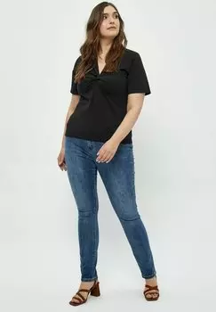 Футболка с принтом PCNINA PEPPERCORN, черный